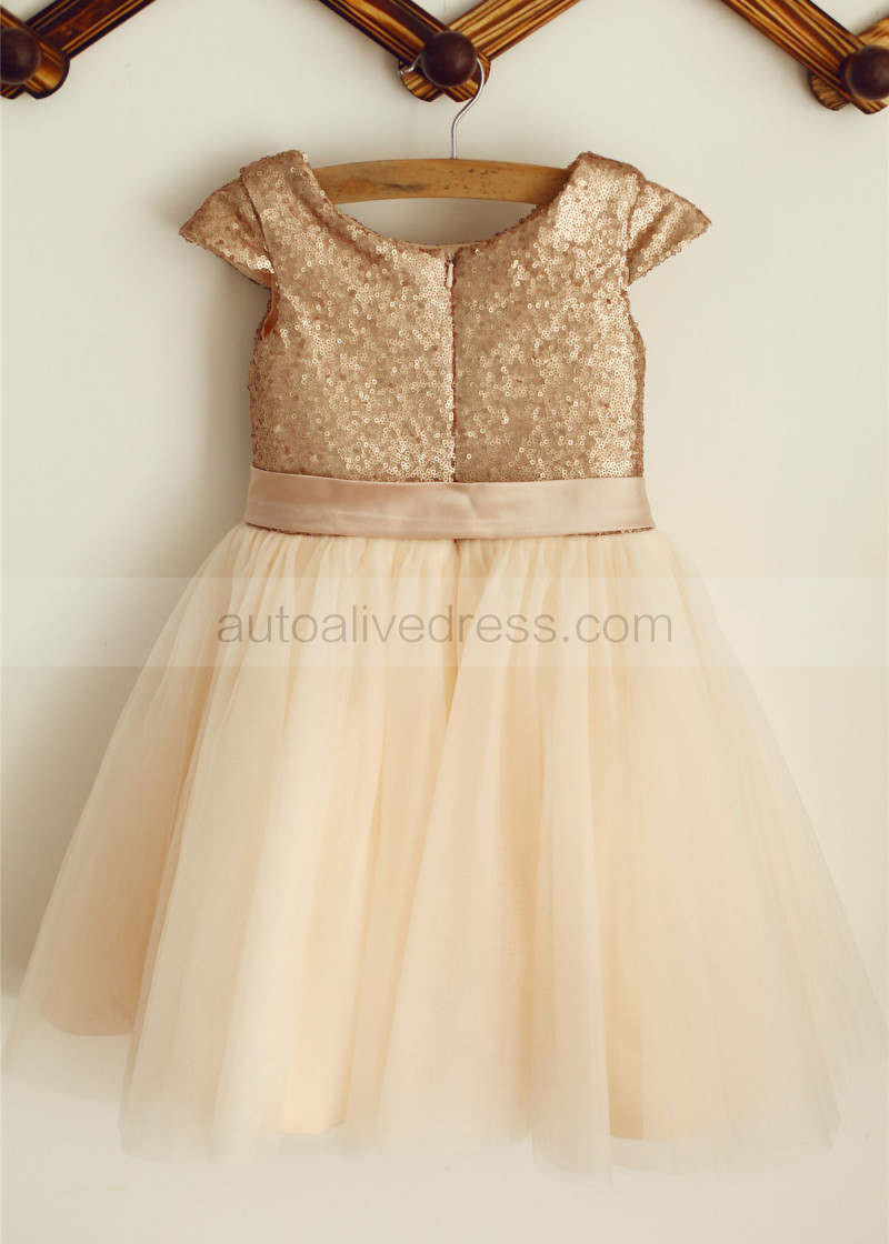 Champagne Flower Girl Dresses
